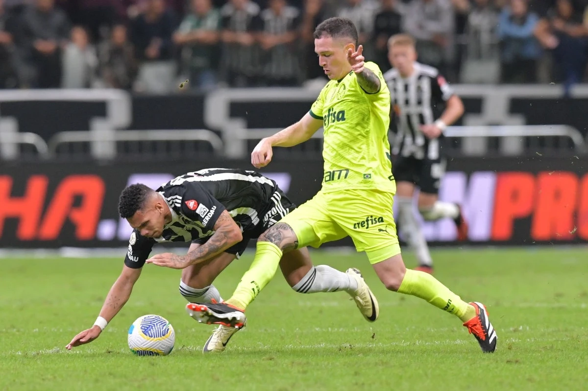 Atlético é goleado por 4 a 0 para o Palmeiras e perde a invencibilidade no Brasileirão