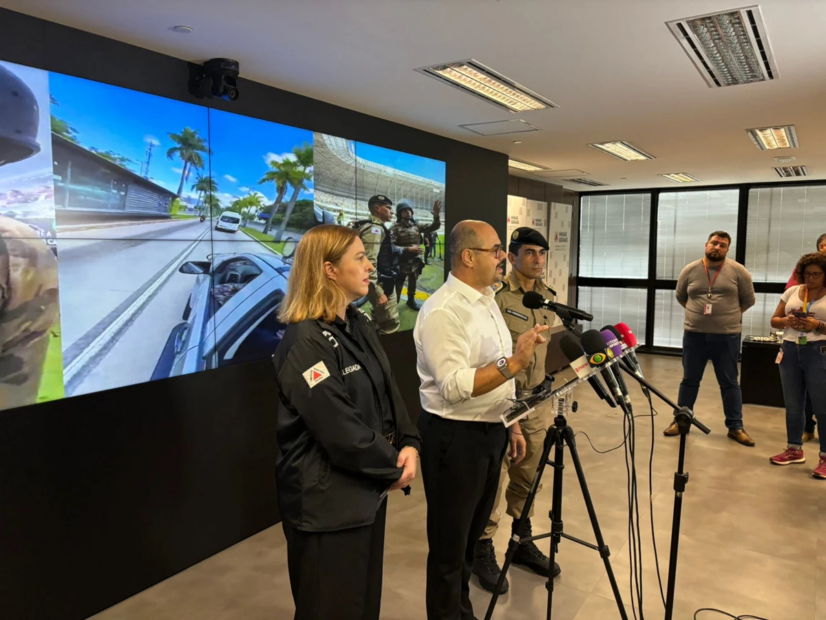 Governador em exercício anuncia retorno da Polícia Militar na segurança dos estádios em Minas Gerais