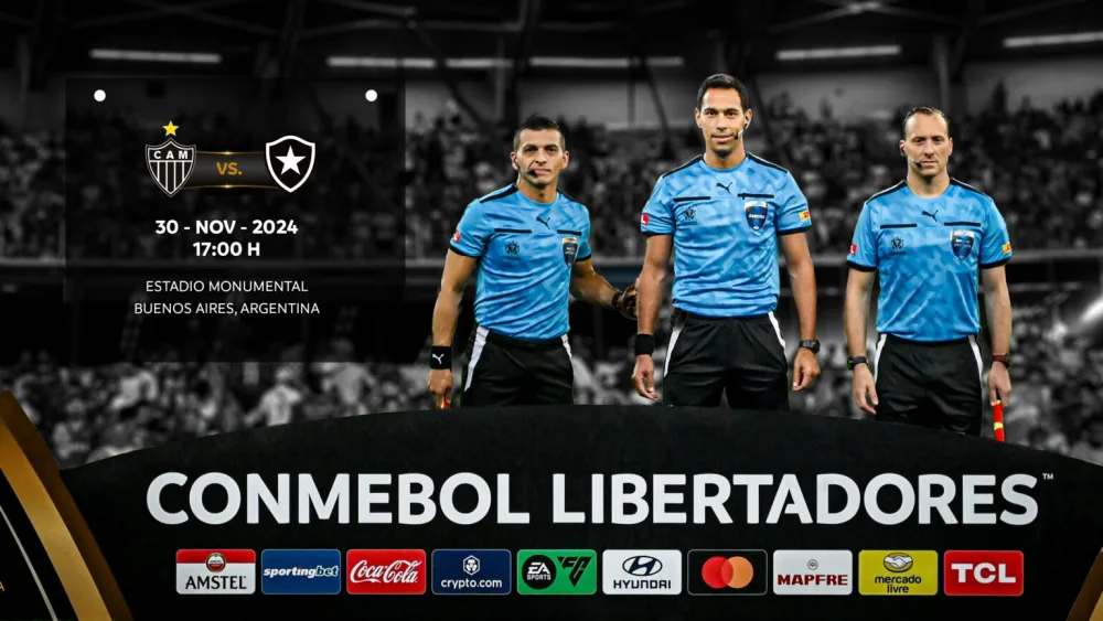 Atlético x Botafogo: Conmebol define arbitragem da final da Libertadores